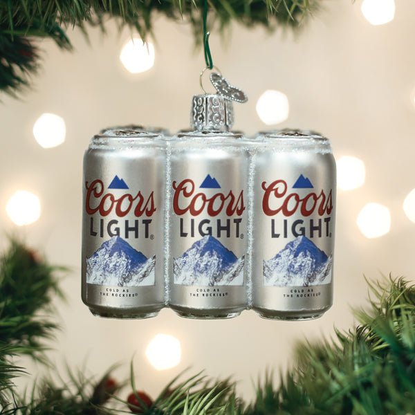 Coors Light Six Pack Ornament - Paranoid Ranch