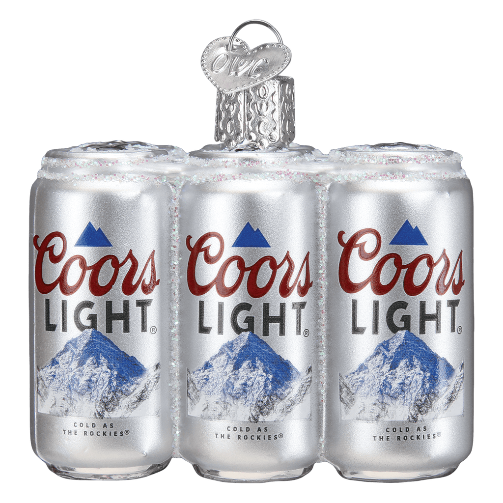 Coors Light Six Pack Ornament - Paranoid Ranch