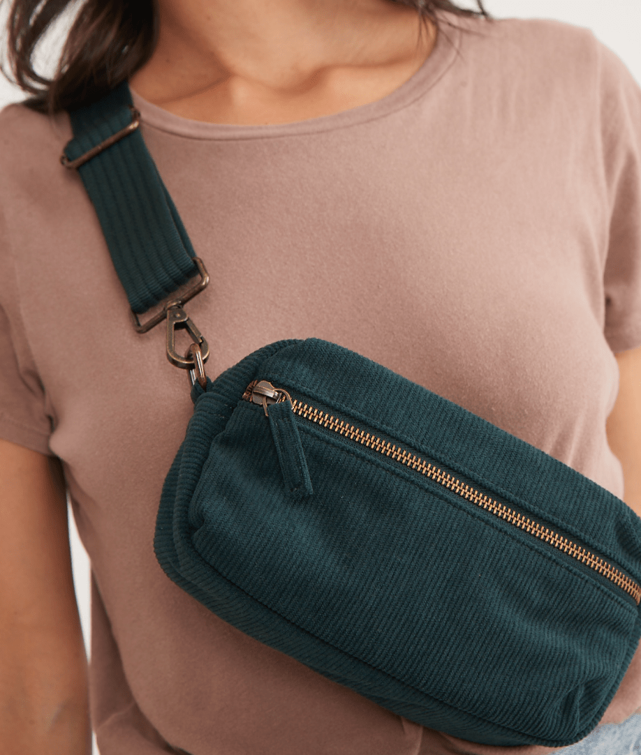 Corduroy Fanny Pack - Pine - Paranoid Ranch