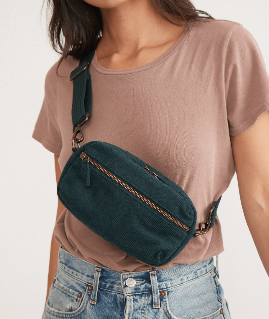 Corduroy Fanny Pack - Pine - Paranoid Ranch