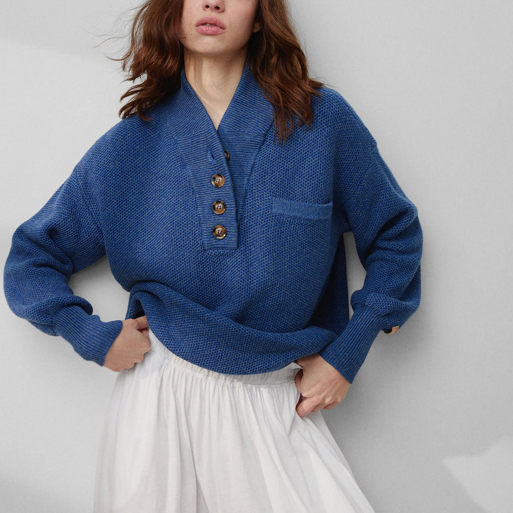 Cottonsilk™ Pocket Henley - Paranoid Ranch