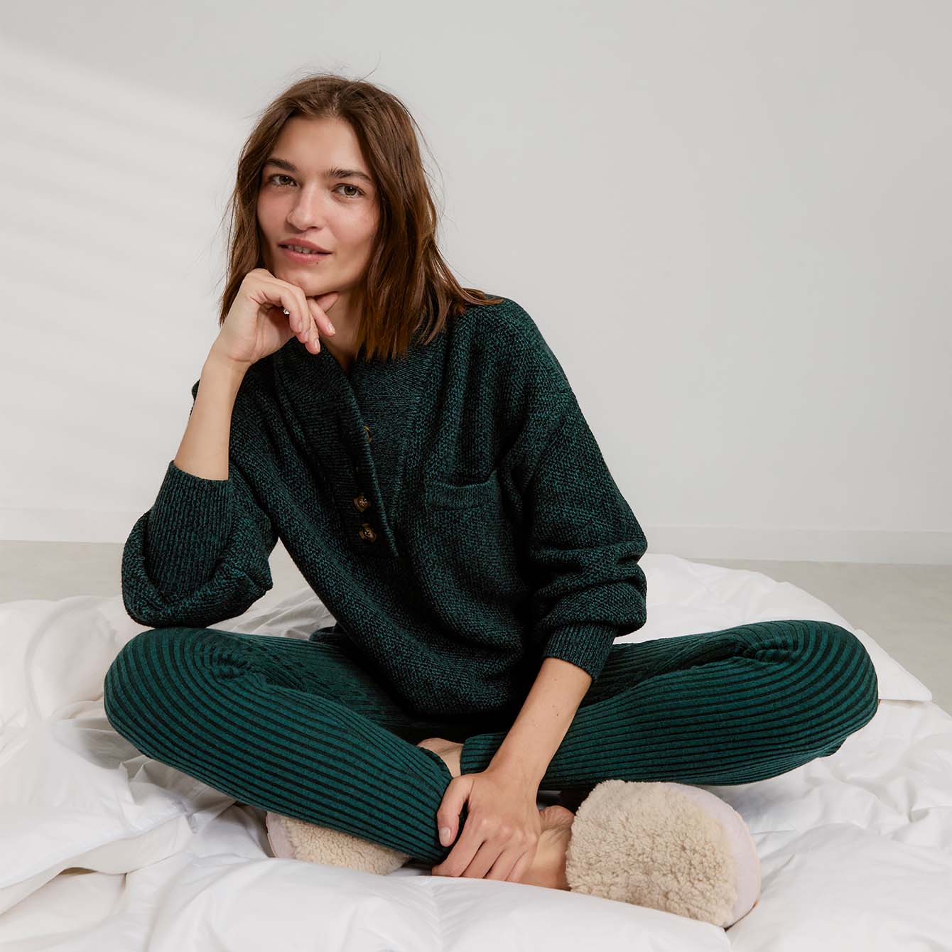 Cottonsilk™ Ribbed Legging - Paranoid Ranch