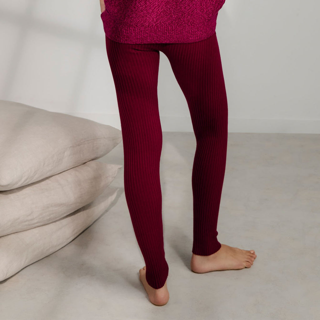 Cottonsilk™ Ribbed Legging - Paranoid Ranch