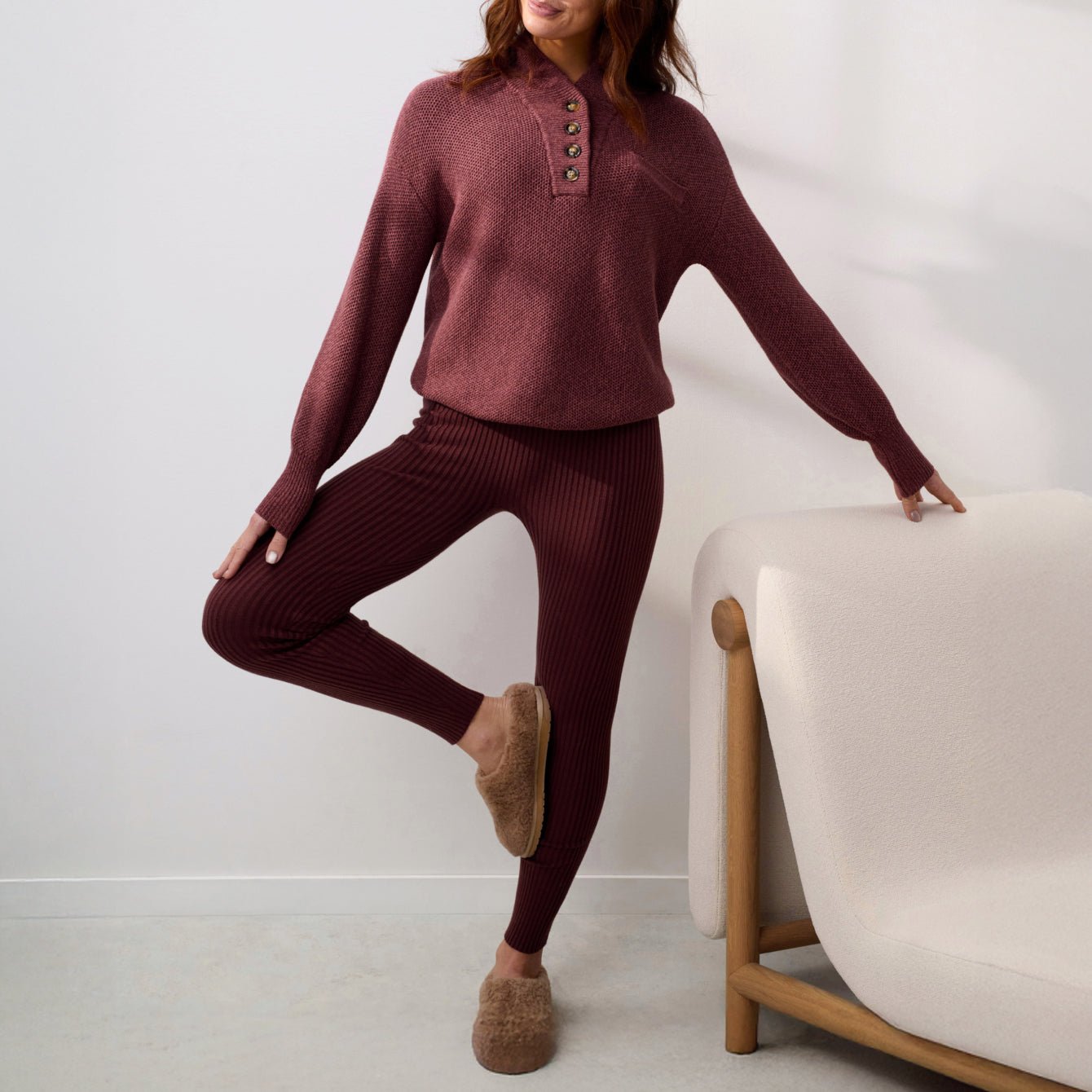 Cottonsilk™ Ribbed Legging - Paranoid Ranch