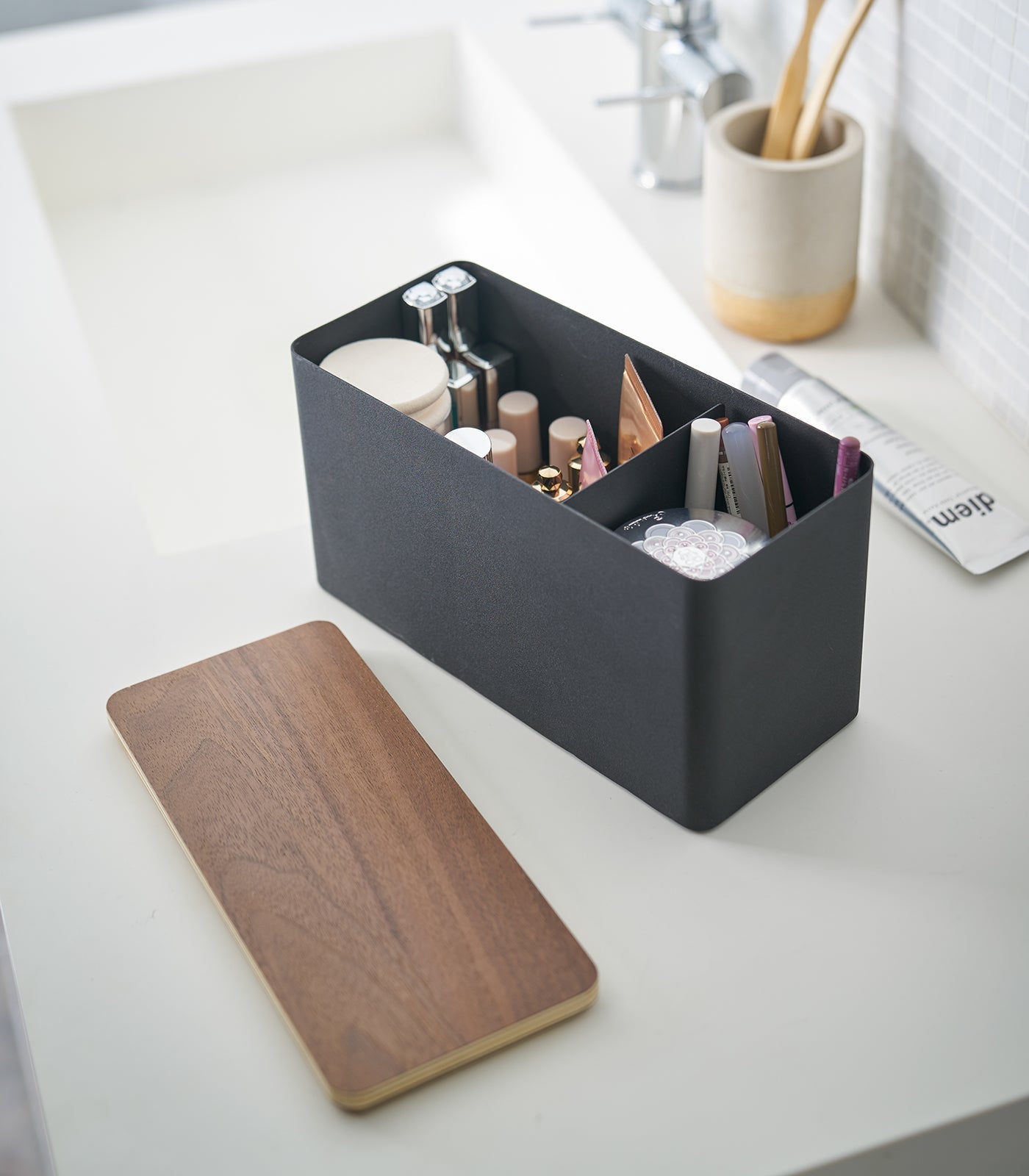 Countertop Organizer - Steel + Wood - Paranoid Ranch