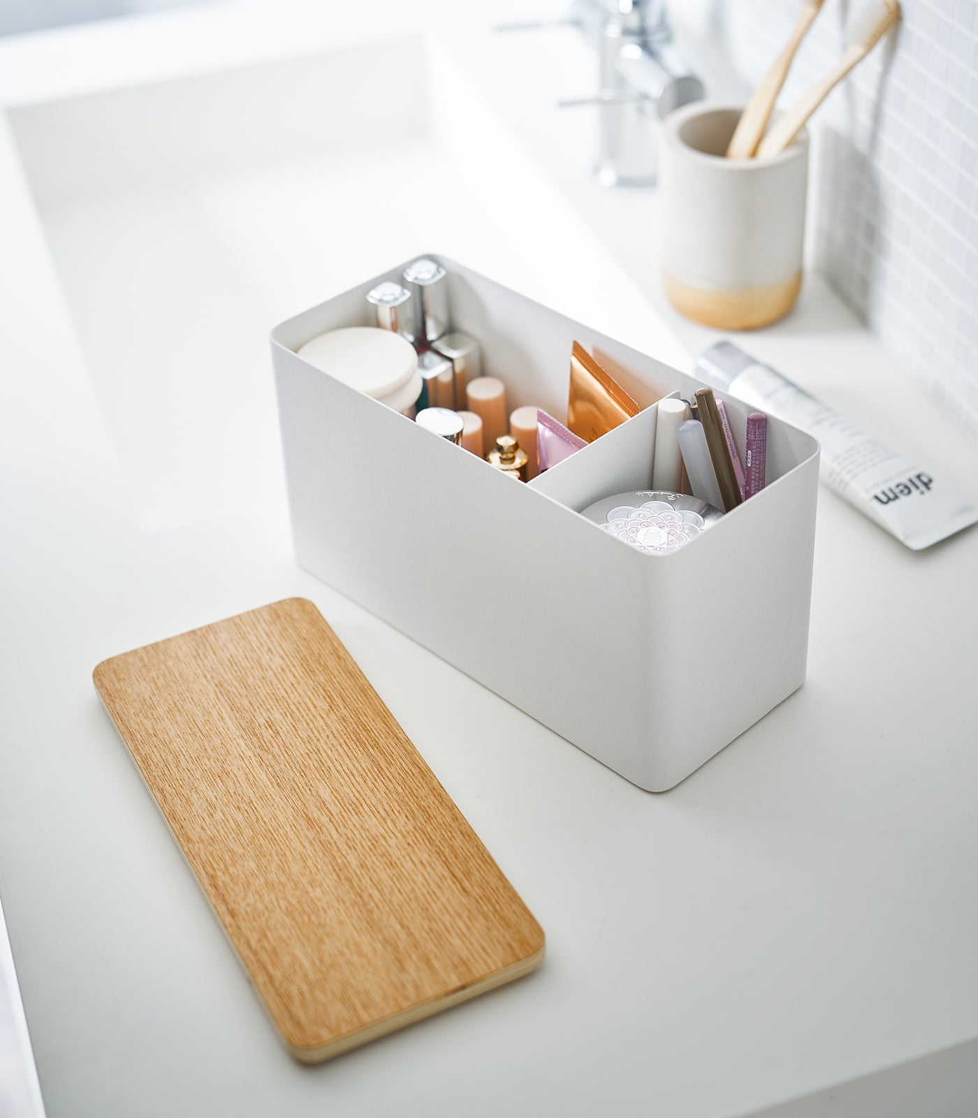 Countertop Organizer - Steel + Wood - Paranoid Ranch