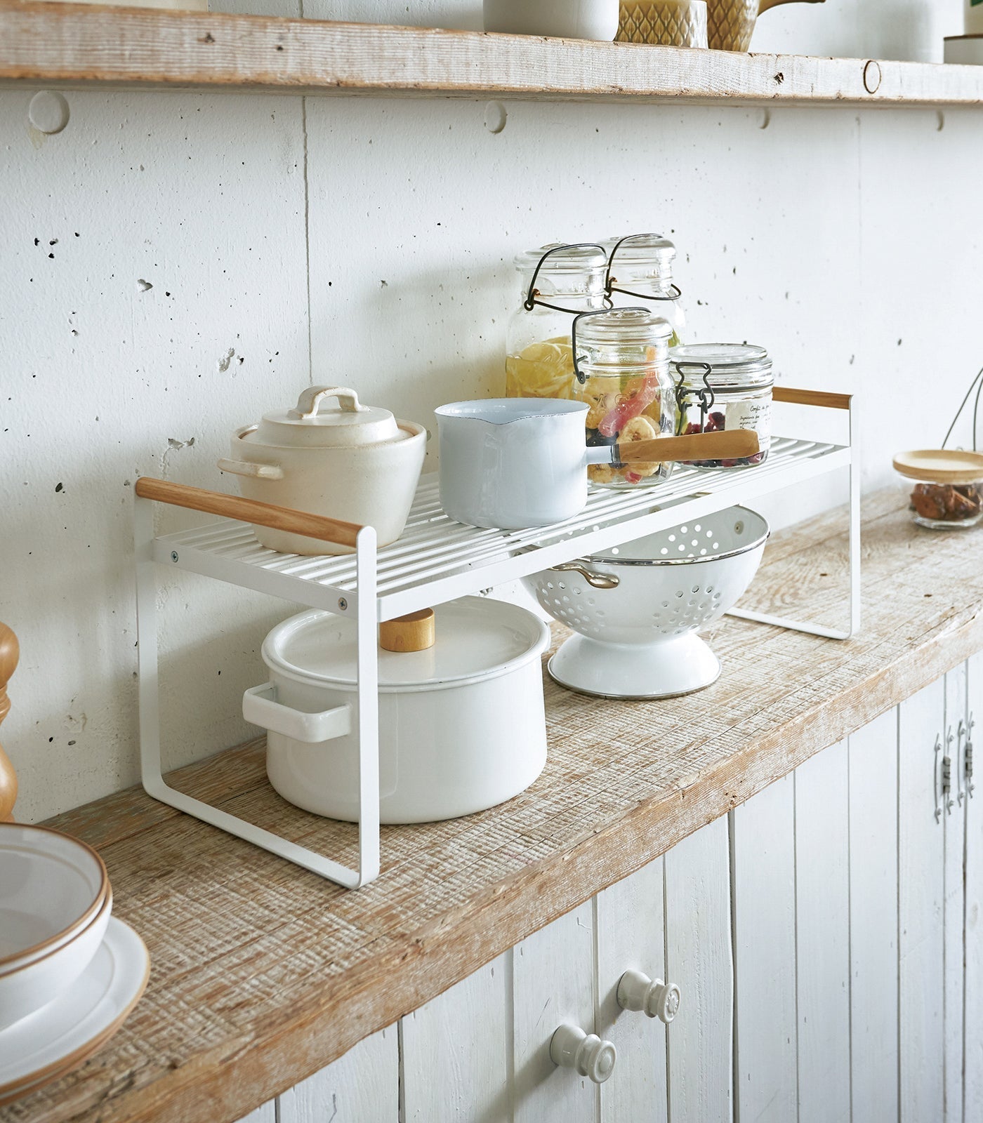 Countertop Wire Shelf - Steel + Wood - Paranoid Ranch