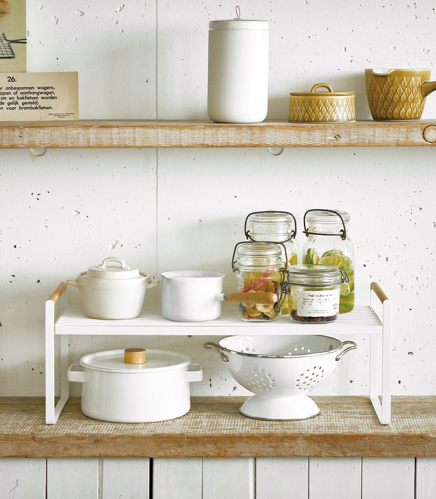 Countertop Wire Shelf - Steel + Wood - Paranoid Ranch