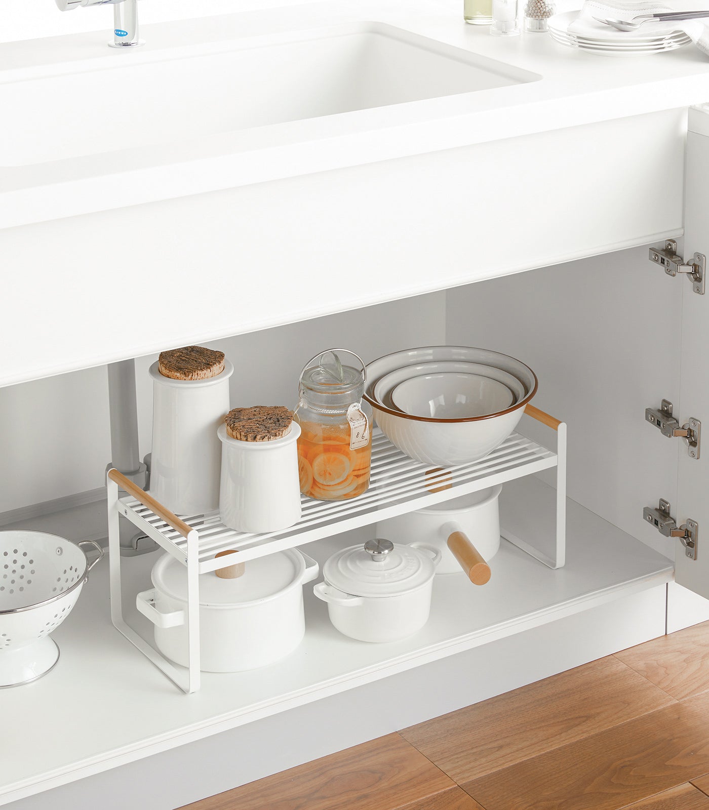 Countertop Wire Shelf - Steel + Wood - Paranoid Ranch