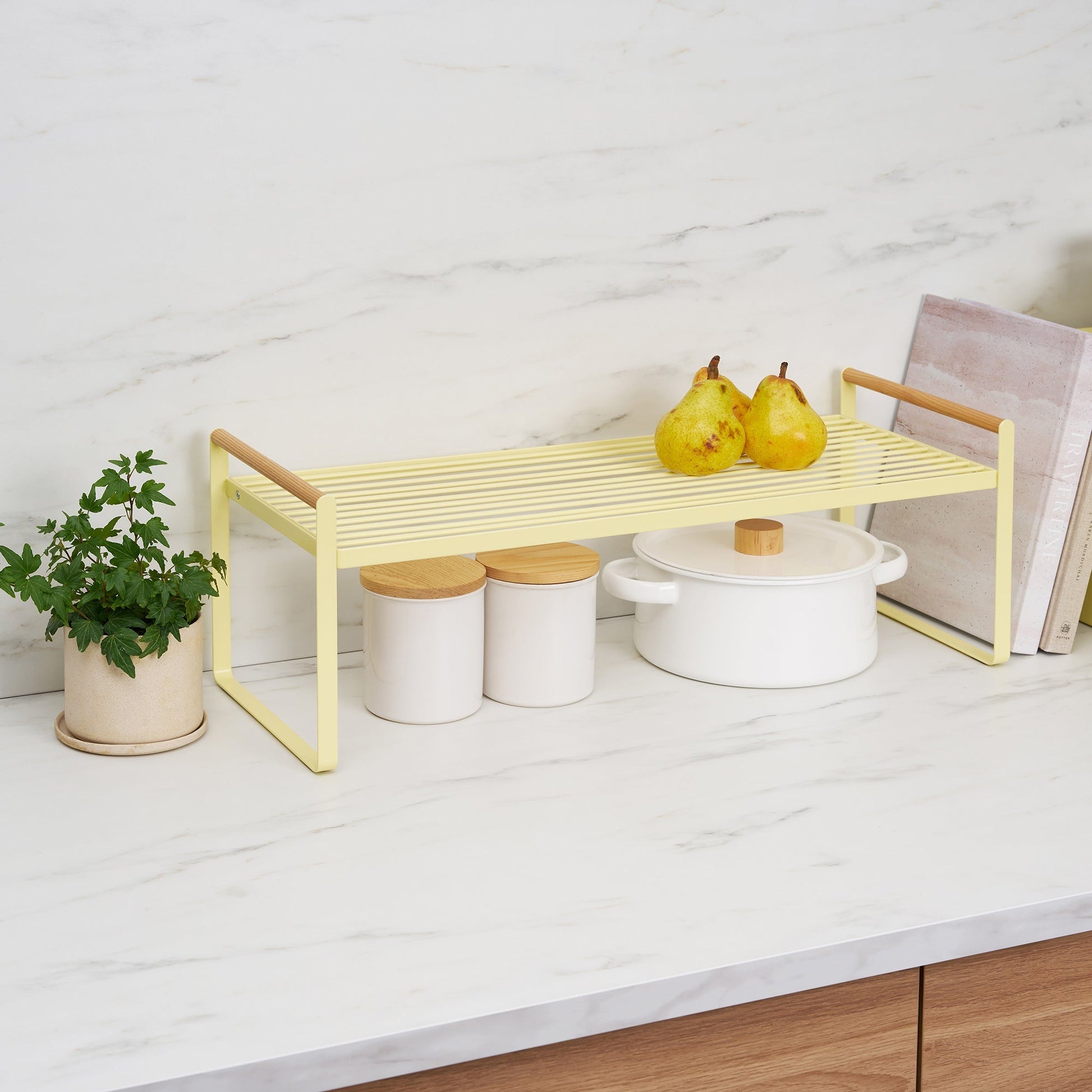 Countertop Wire Shelf - Steel + Wood - Paranoid Ranch