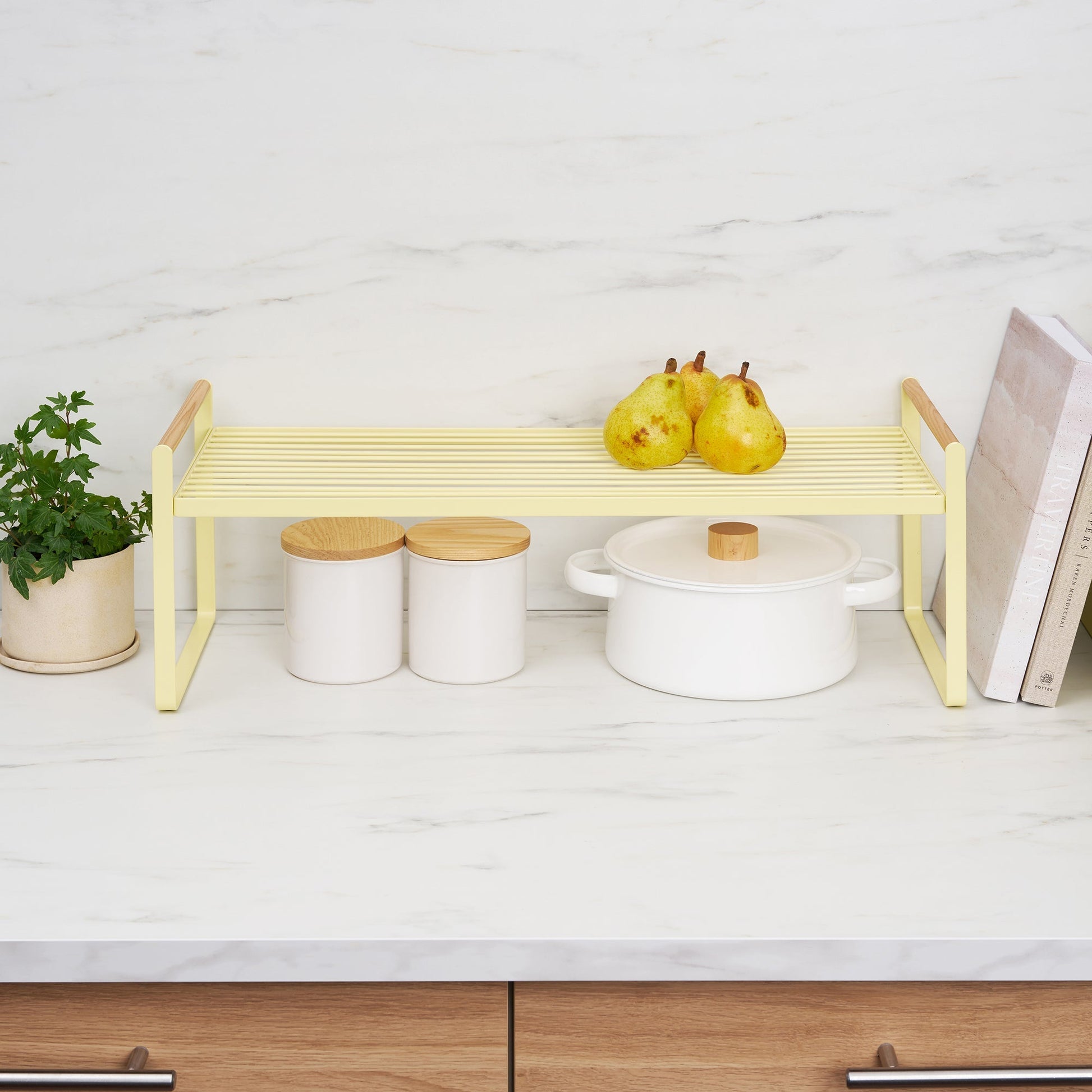 Countertop Wire Shelf - Steel + Wood - Paranoid Ranch