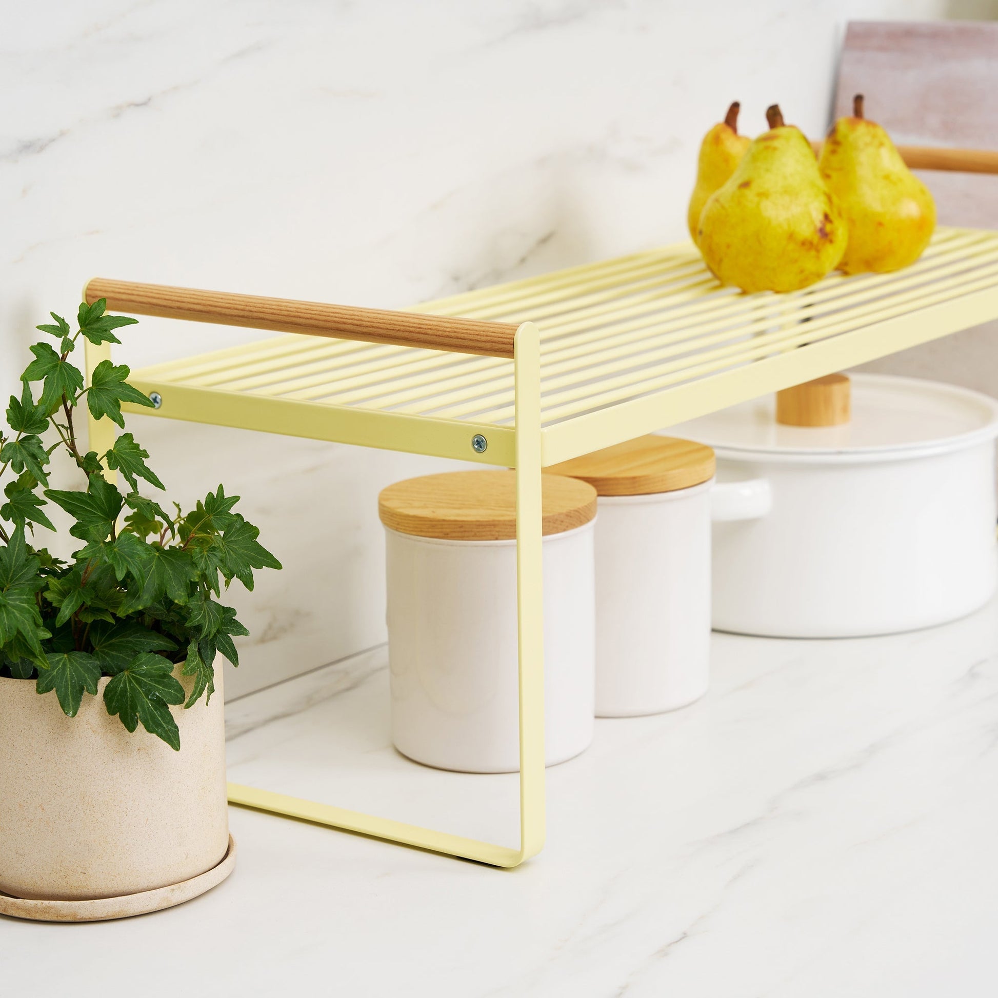 Countertop Wire Shelf - Steel + Wood - Paranoid Ranch