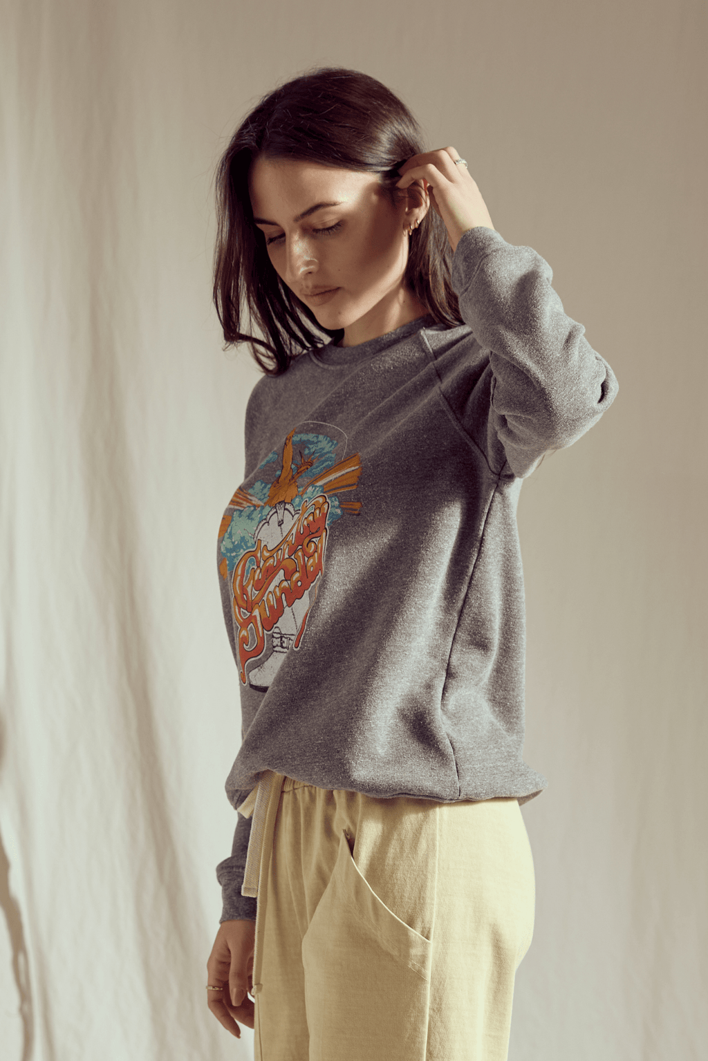 Country Sunday Fleece Sweatshirt - Paranoid Ranch