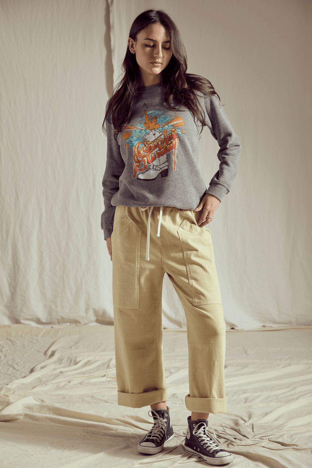 Country Sunday Fleece Sweatshirt - Paranoid Ranch