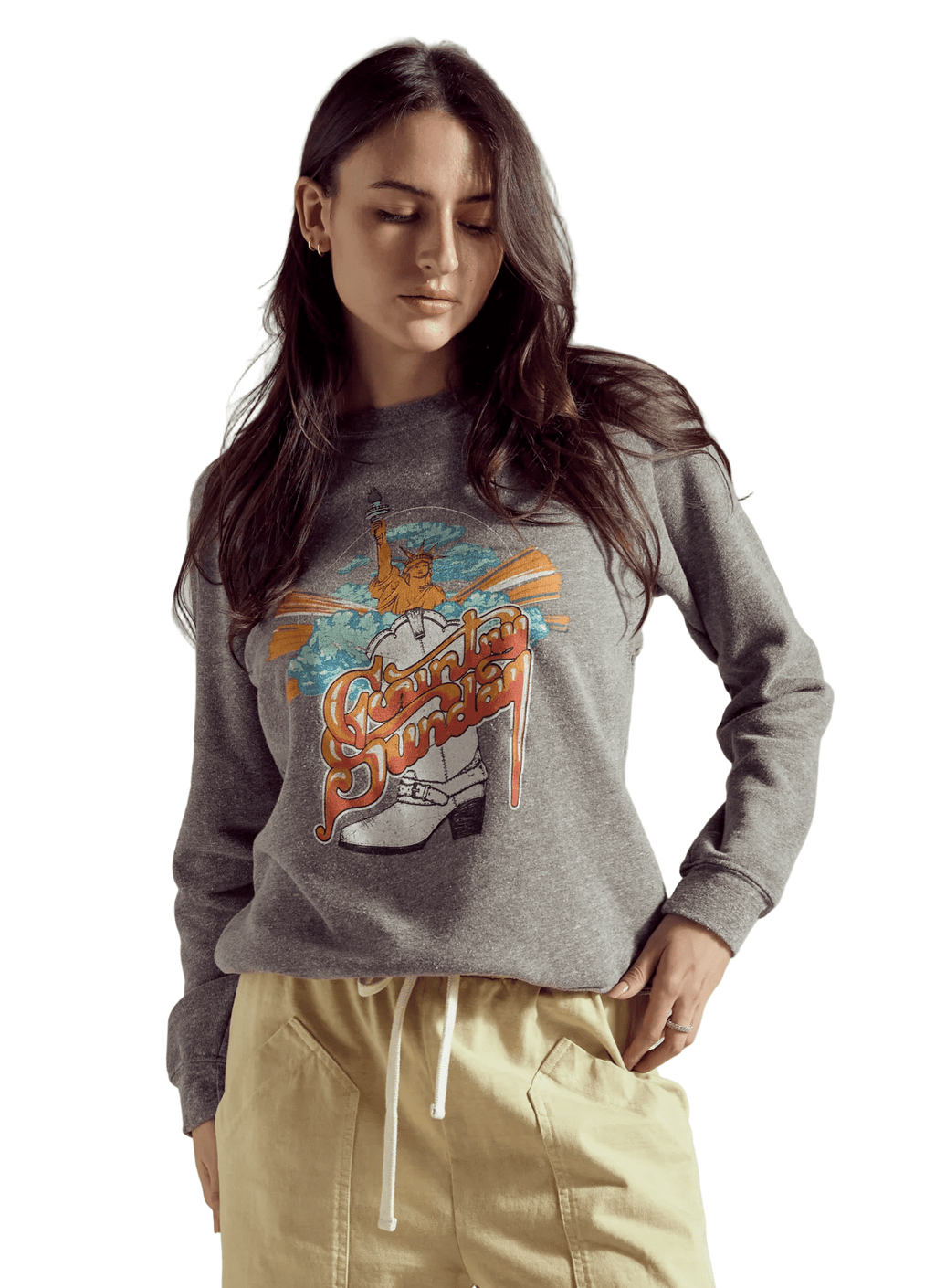 Country Sunday Fleece Sweatshirt - Paranoid Ranch