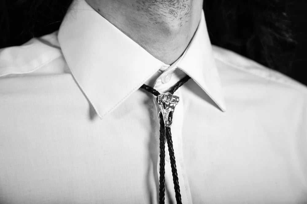 Cow Skull Bolo Tie - Paranoid Ranch