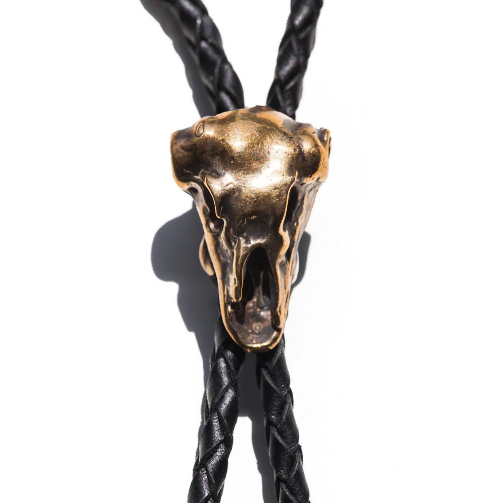 Cow Skull Bolo Tie - Paranoid Ranch