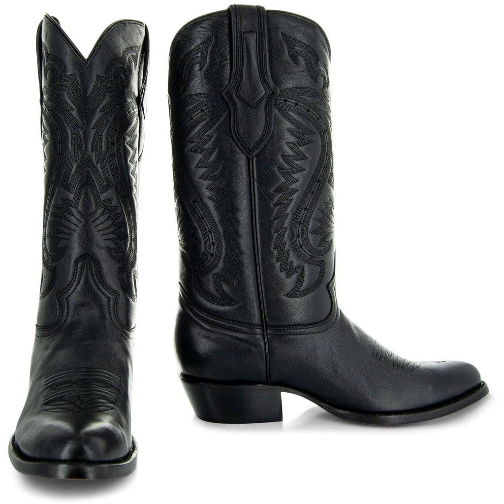 Cowboy Dress Boots | Mens Classic Round - Toe Boots (H7001) - Paranoid Ranch