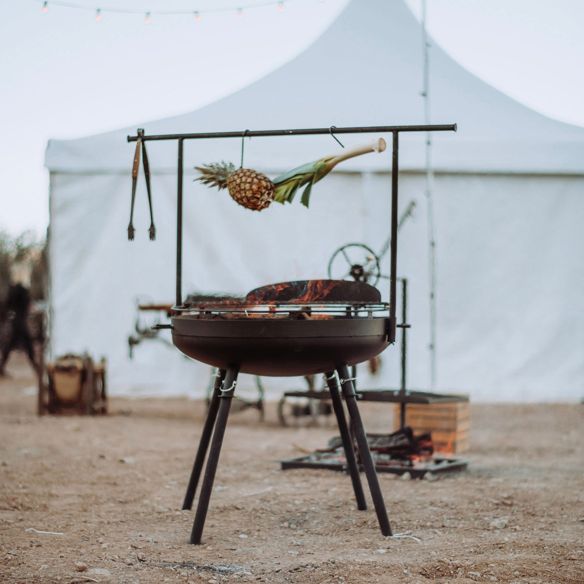 Cowboy Fire Pit Grill - 30" - Paranoid Ranch