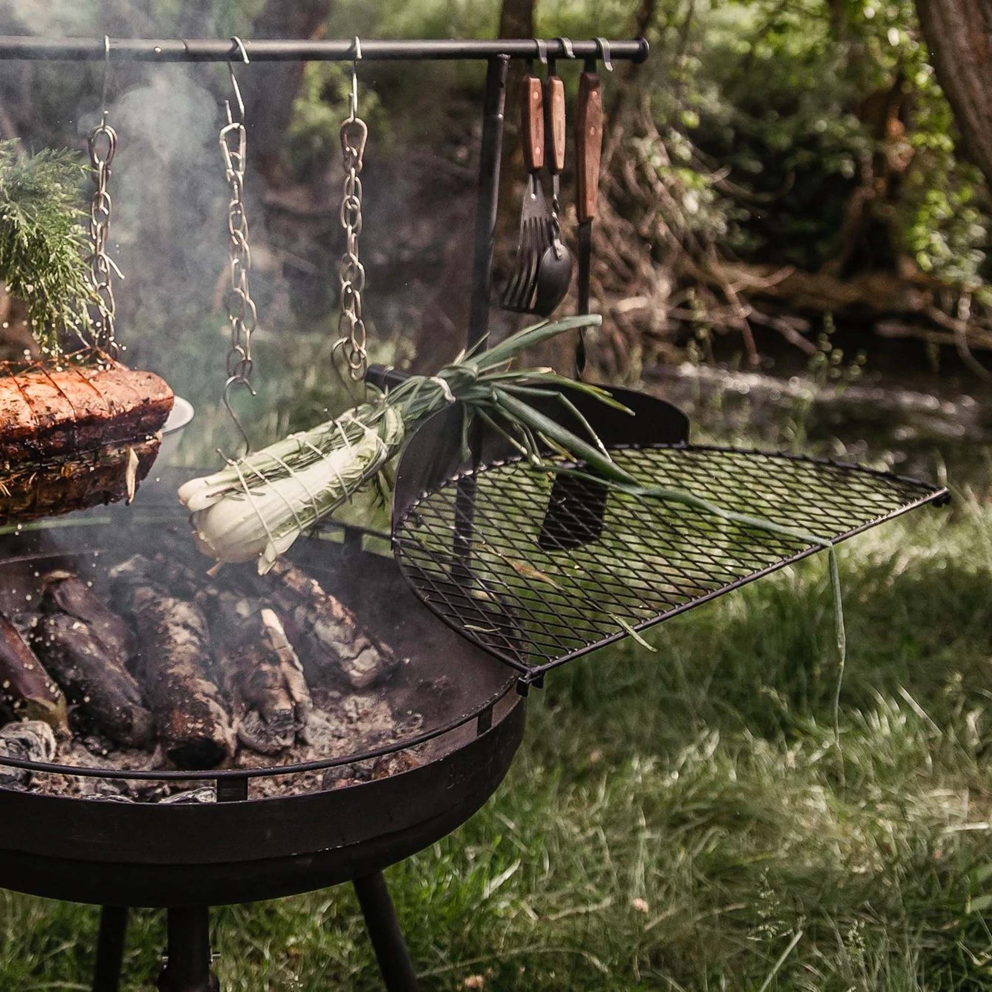 Cowboy Fire Pit Grill Grate - Paranoid Ranch