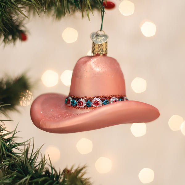 Cowgirl Hat Ornament - Paranoid Ranch