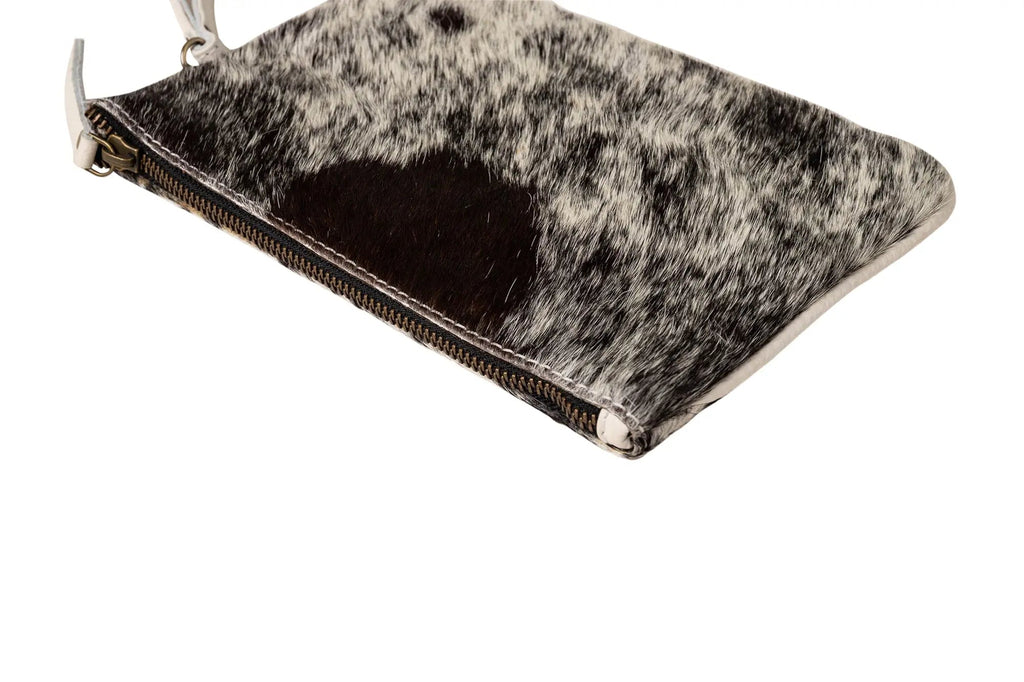 Cowhide Wristlet Handbag - Paranoid Ranch