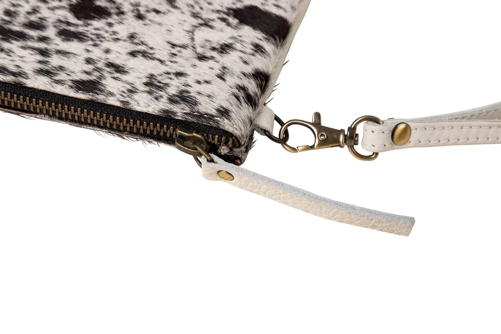 Cowhide Wristlet Handbag - Paranoid Ranch