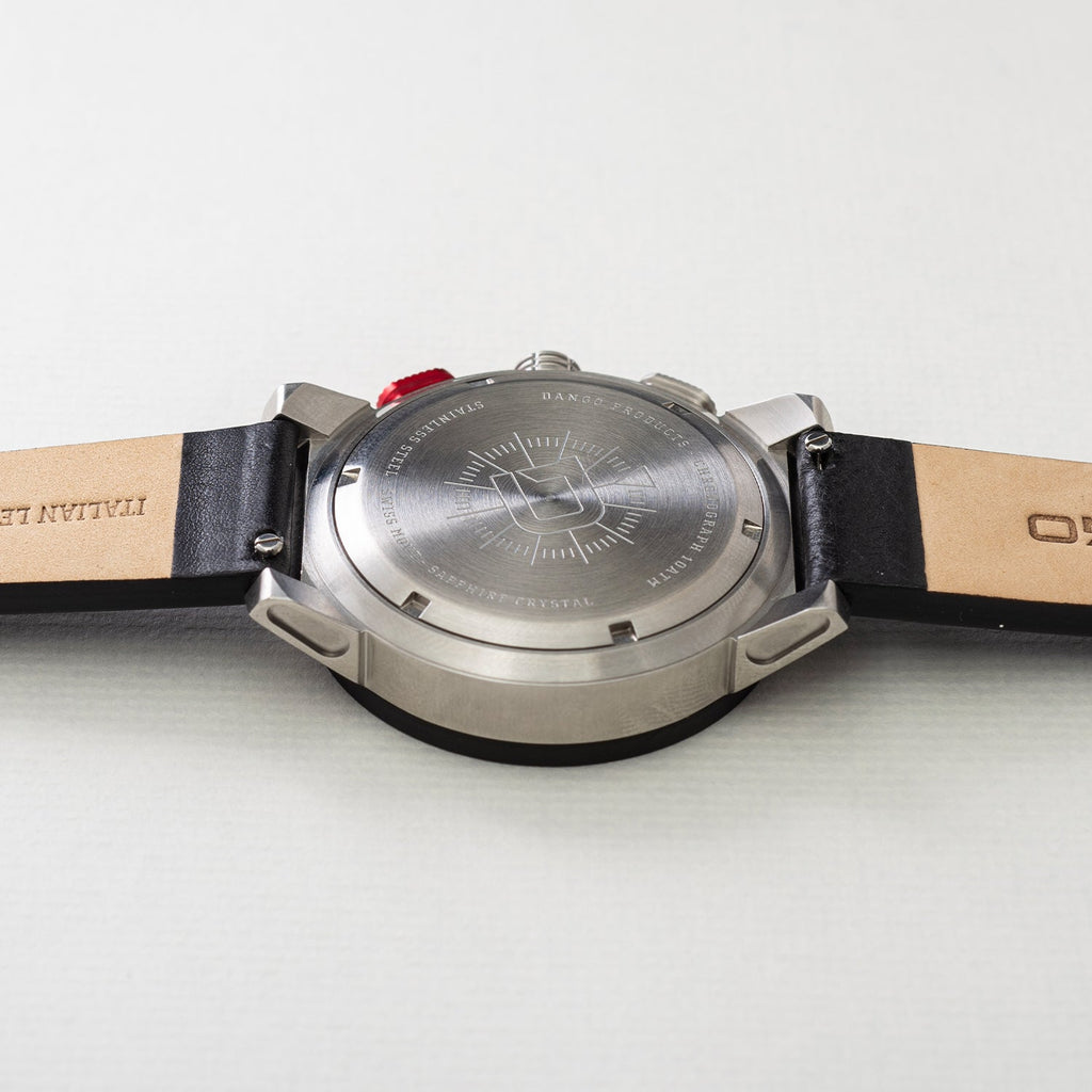 CR - 01 - Chrono Watch with Italian Leather Strap - Paranoid Ranch