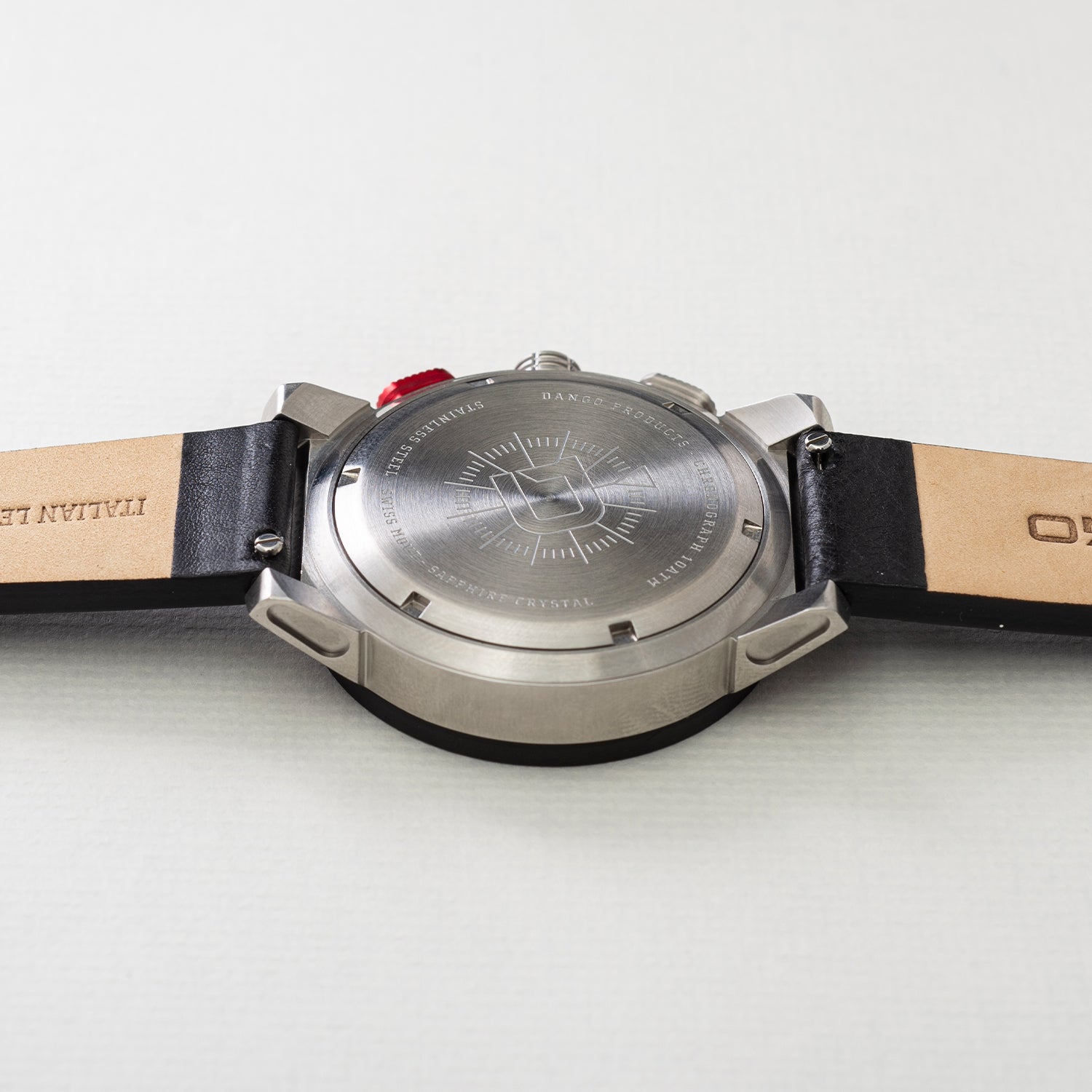 CR - 01 - Chrono Watch with Italian Leather Strap - Paranoid Ranch