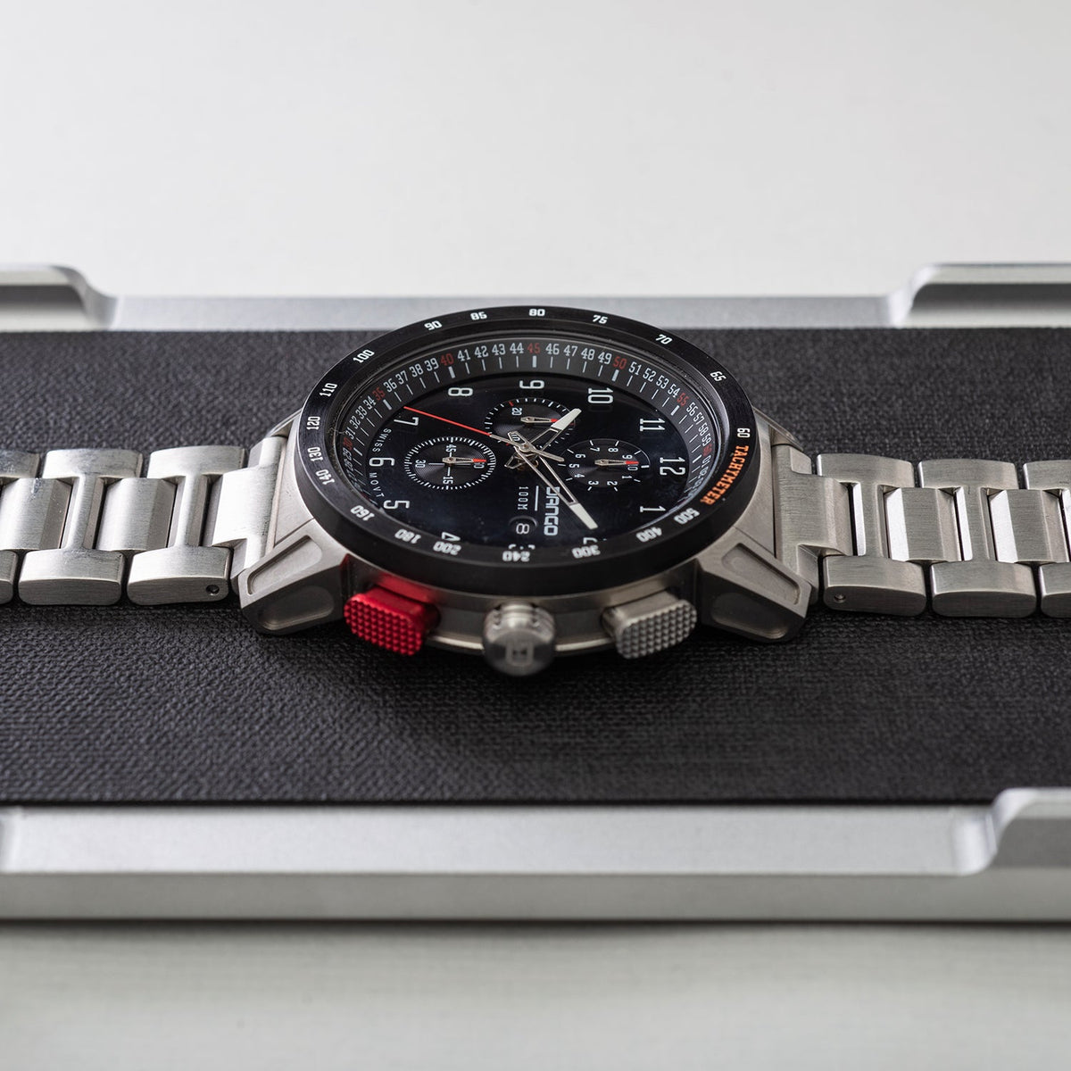 CR-01 - Chrono Watch with Metal Bracelet - Paranoid Ranch