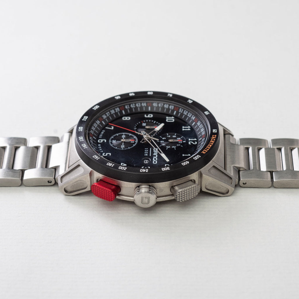 CR-01 - Chrono Watch with Metal Bracelet - Paranoid Ranch