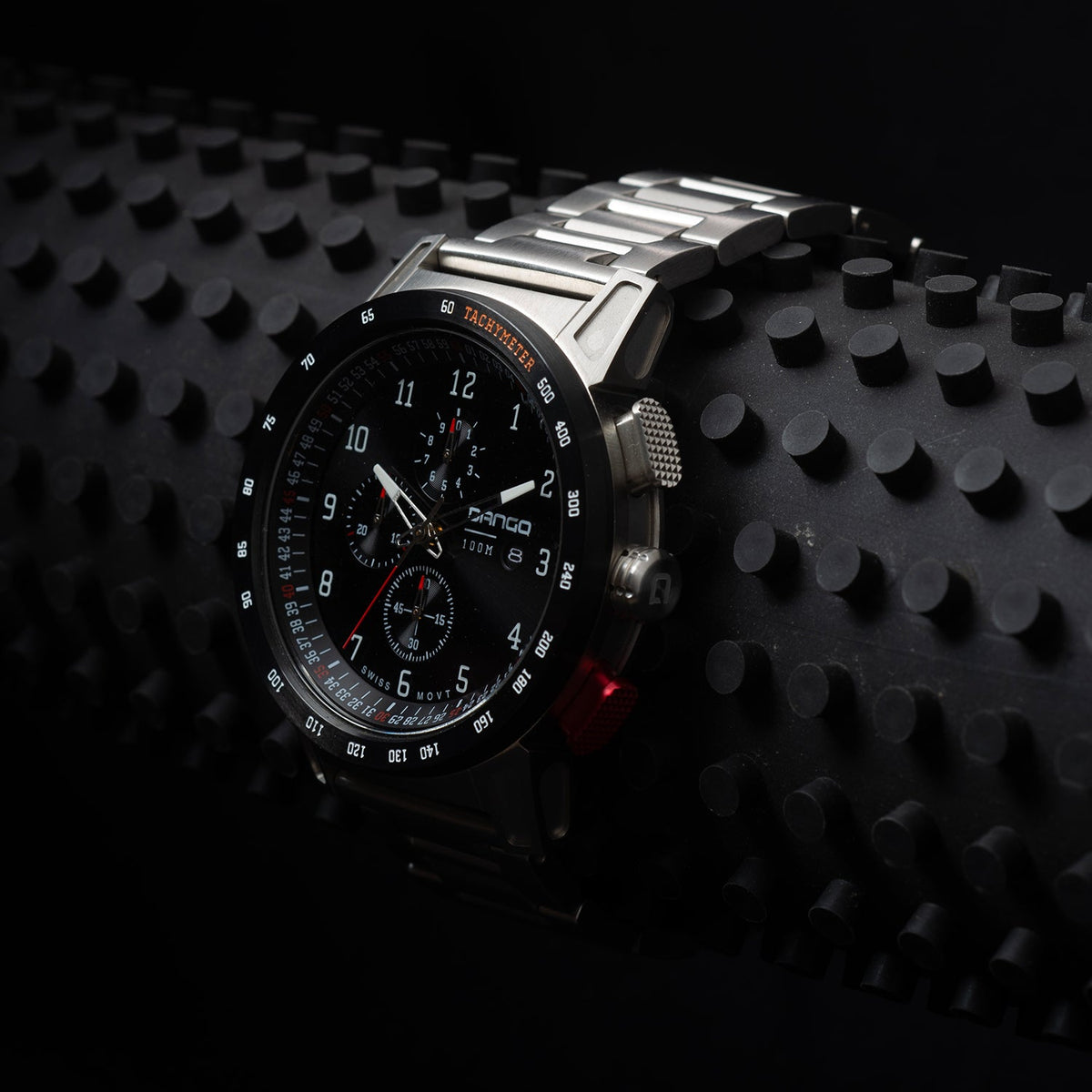 CR-01 - Chrono Watch with Metal Bracelet - Paranoid Ranch