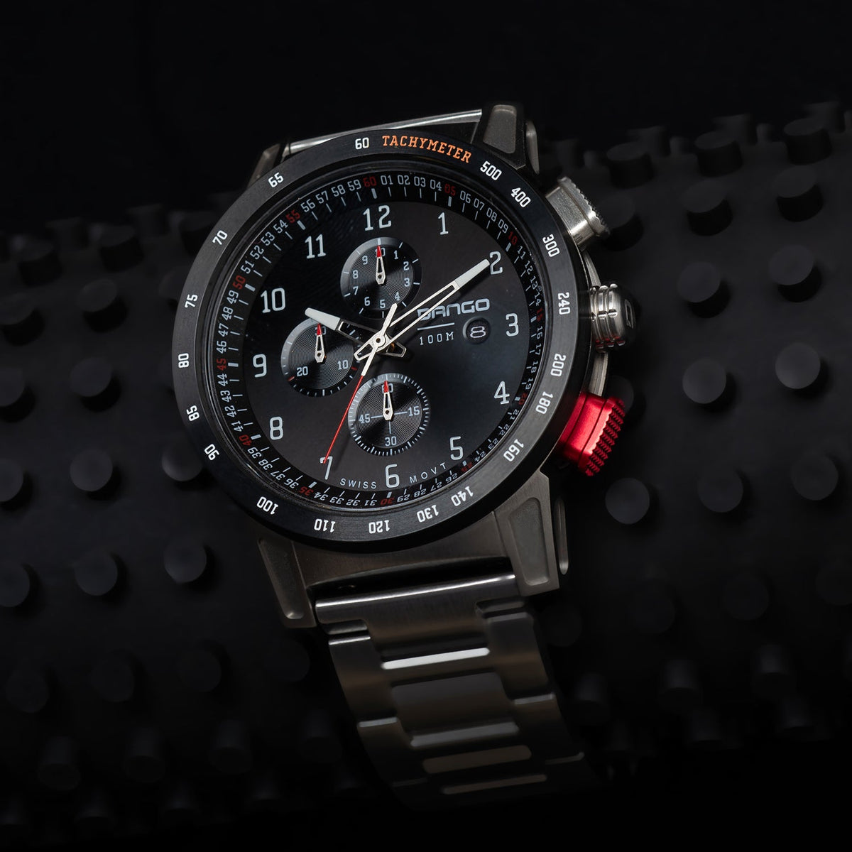 CR-01 - Chrono Watch with Metal Bracelet - Paranoid Ranch