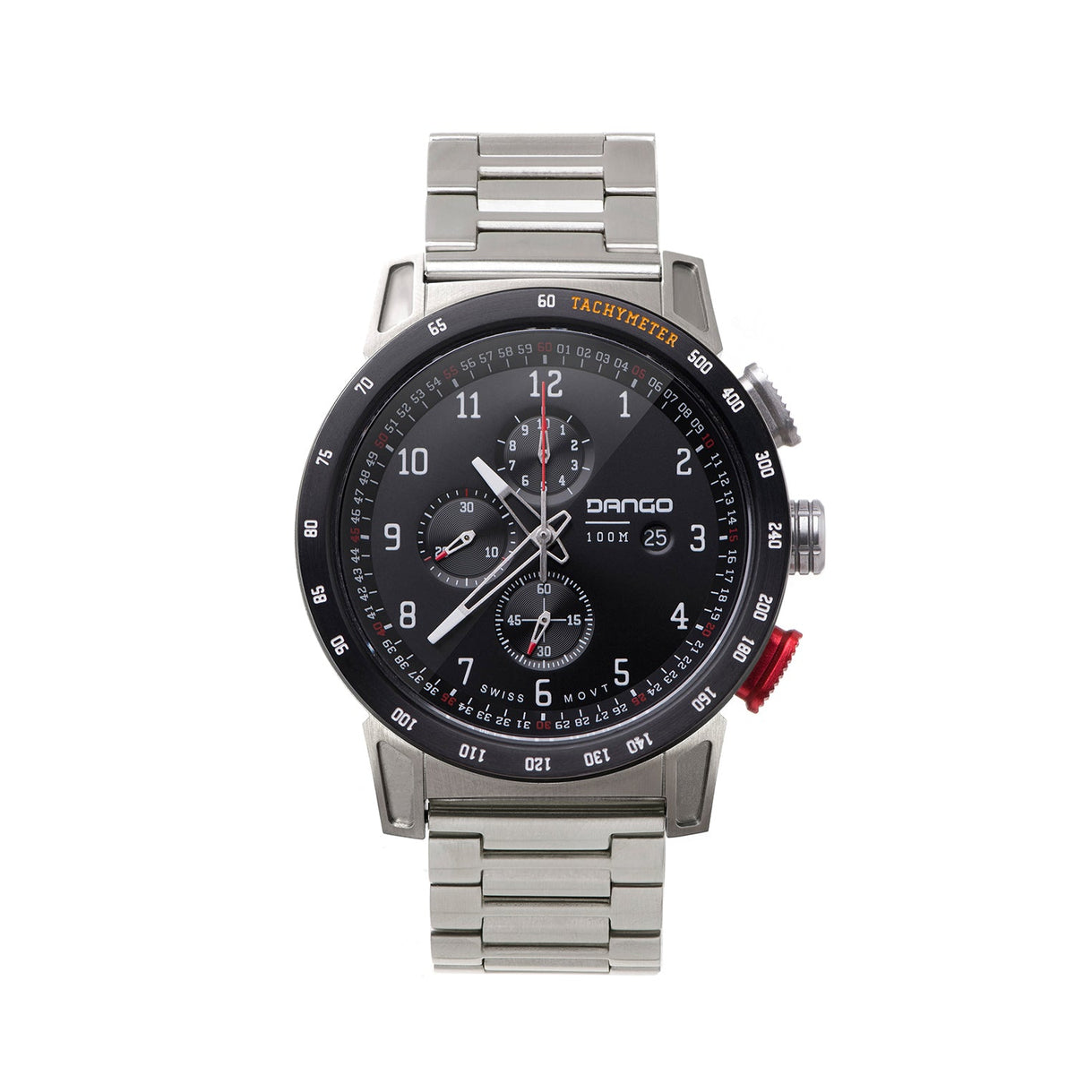 CR-01 - Chrono Watch with Metal Bracelet - Paranoid Ranch