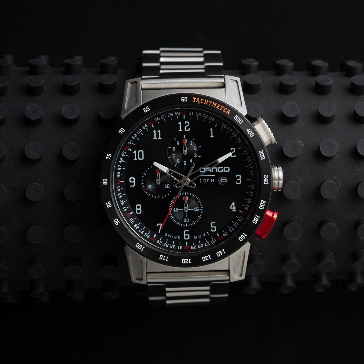 CR-01 - Chrono Watch with Metal Bracelet - Paranoid Ranch