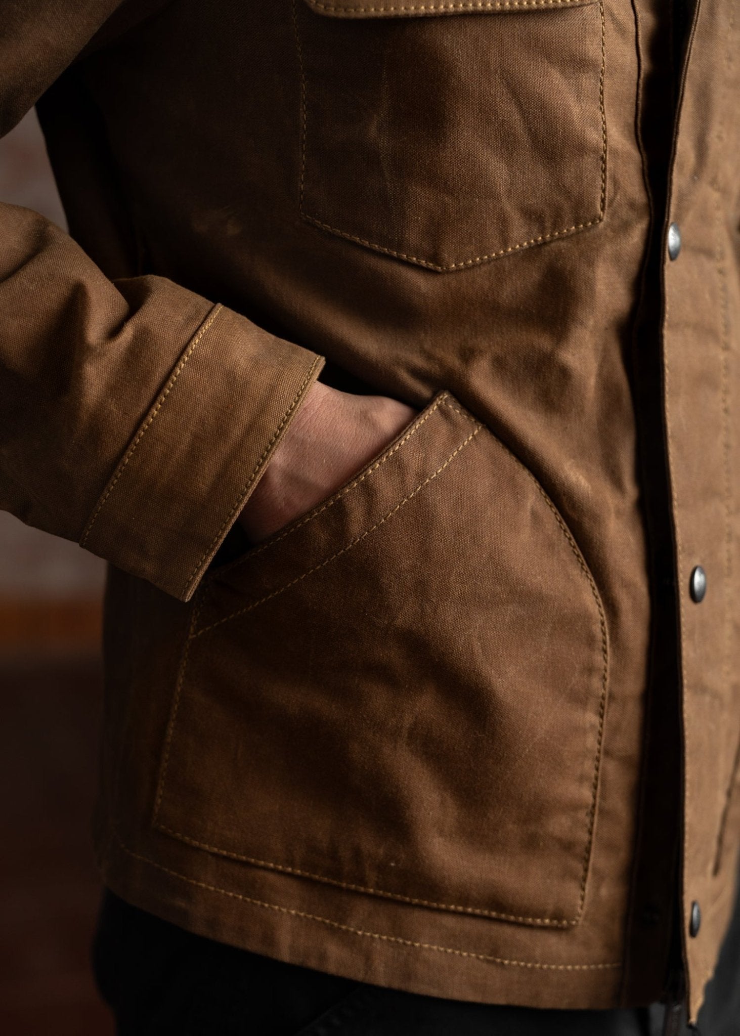 Cruiser Jacket - Raymond Waxed Canvas - Paranoid Ranch