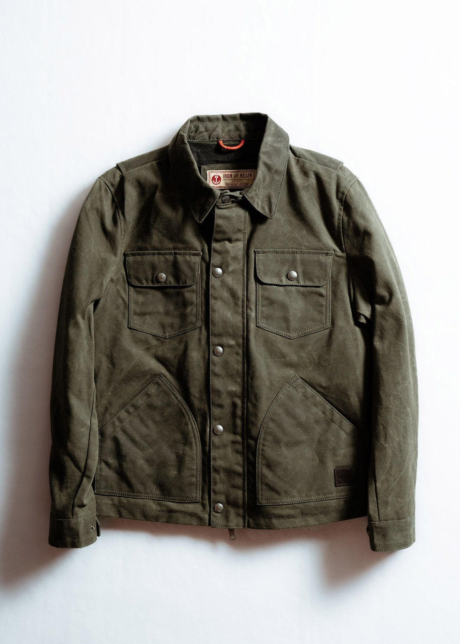 Cruiser Jacket - Raymond Waxed Canvas - Paranoid Ranch