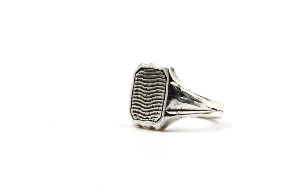 Cuttlebone Inlay Ring - Paranoid Ranch