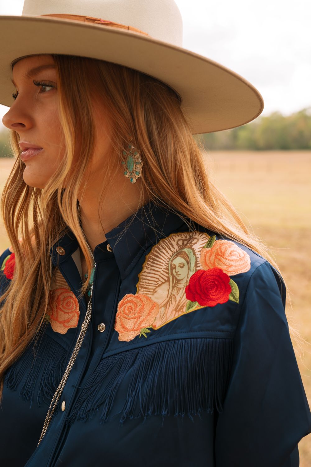 Dark Navy Button Up - Paranoid Ranch