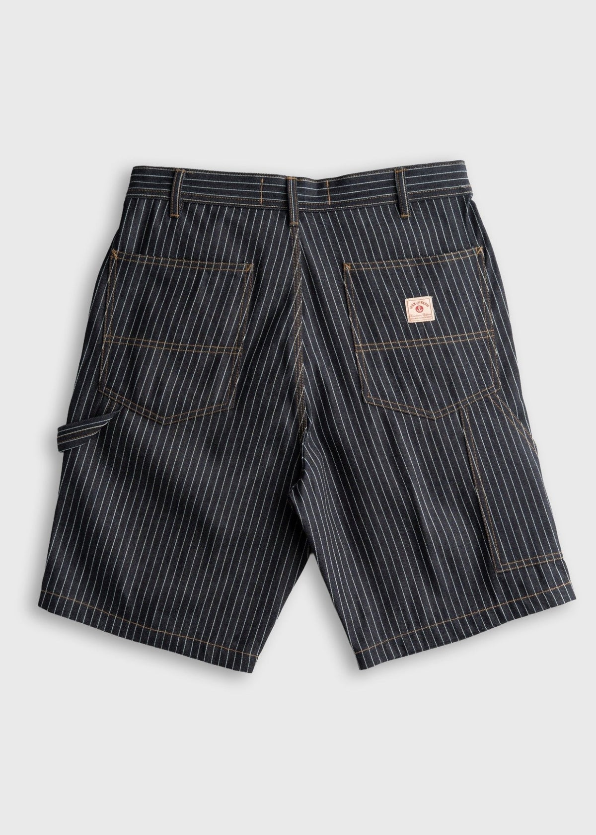 Dennis Striped Denim Short - Paranoid Ranch