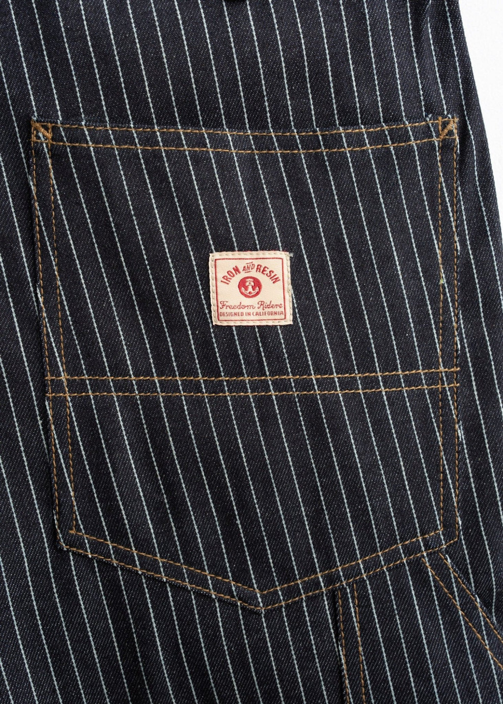 Dennis Striped Denim Short - Paranoid Ranch