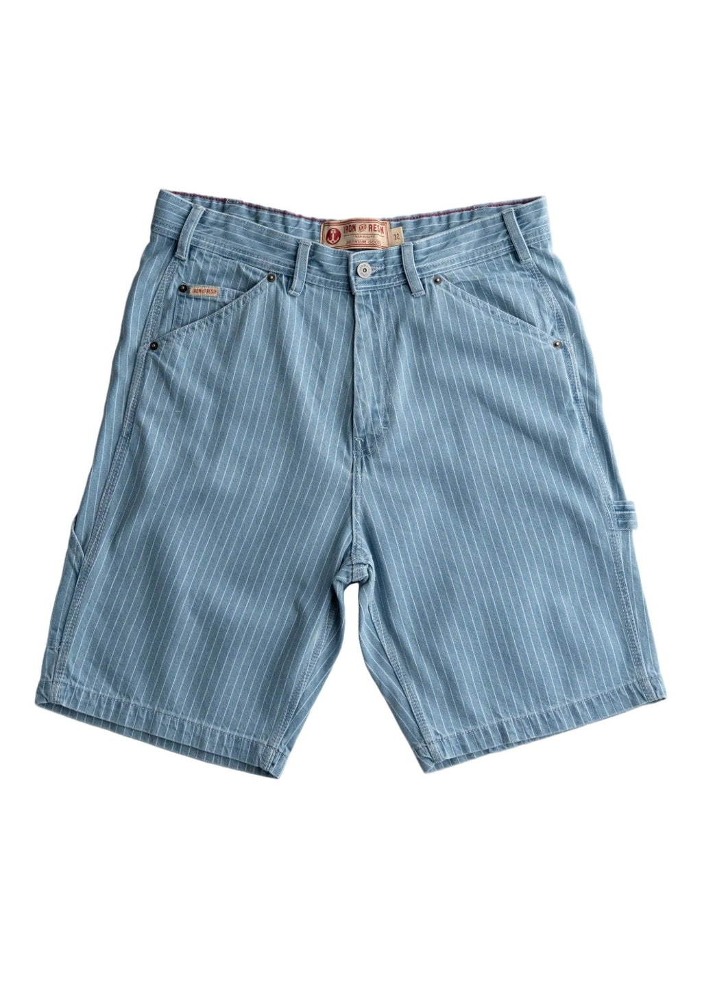Dennis Striped Denim Short - Paranoid Ranch