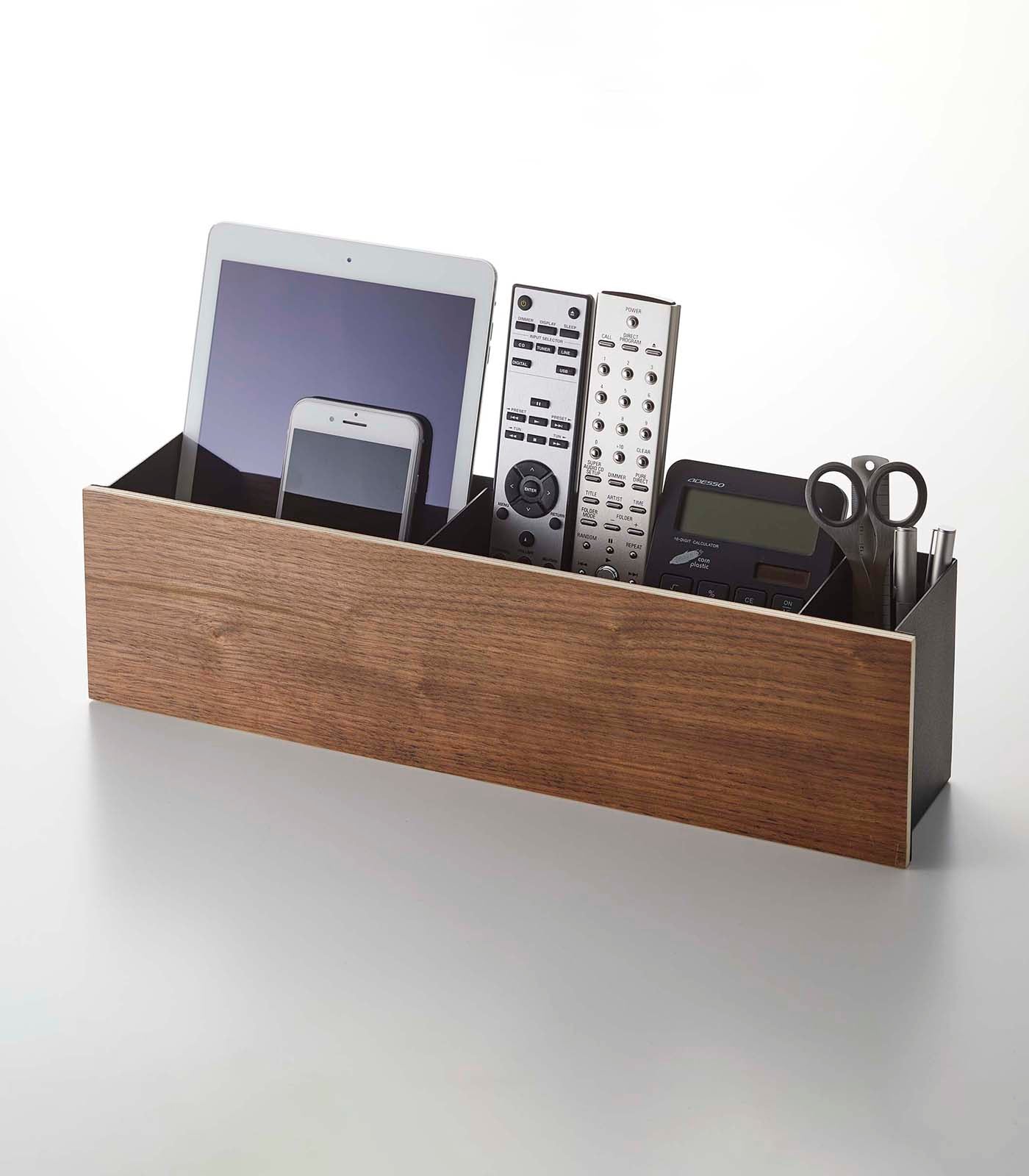 Desk Organizer - Large - Steel + Wood - Paranoid Ranch