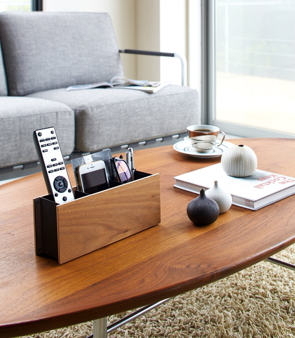 Desk Organizer - Small - Steel + Wood - Paranoid Ranch
