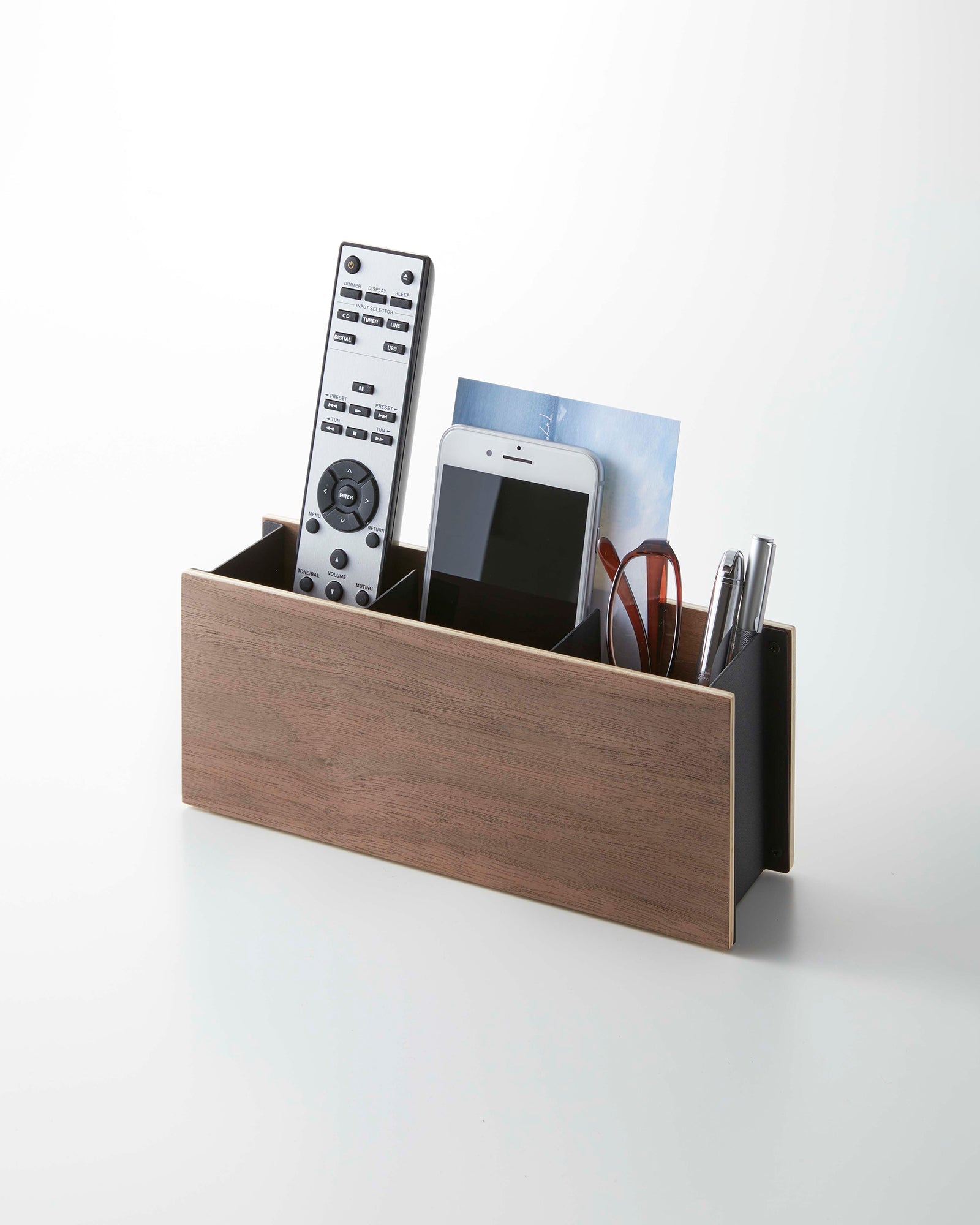 Desk Organizer - Small - Steel + Wood - Paranoid Ranch