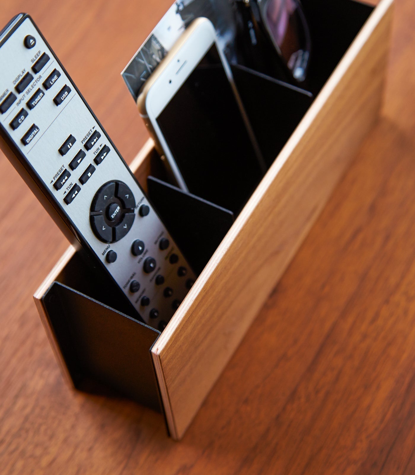Desk Organizer - Small - Steel + Wood - Paranoid Ranch