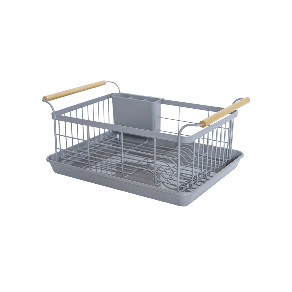 Dish Rack - Steel + Wood - Paranoid Ranch