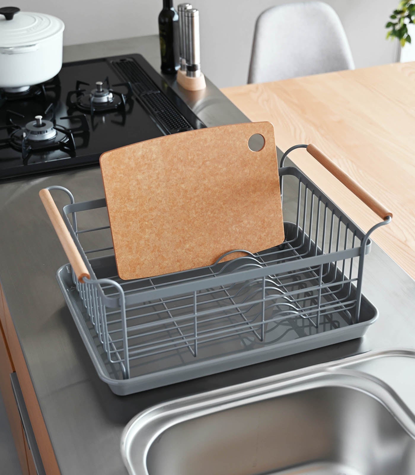 Dish Rack - Steel + Wood - Paranoid Ranch