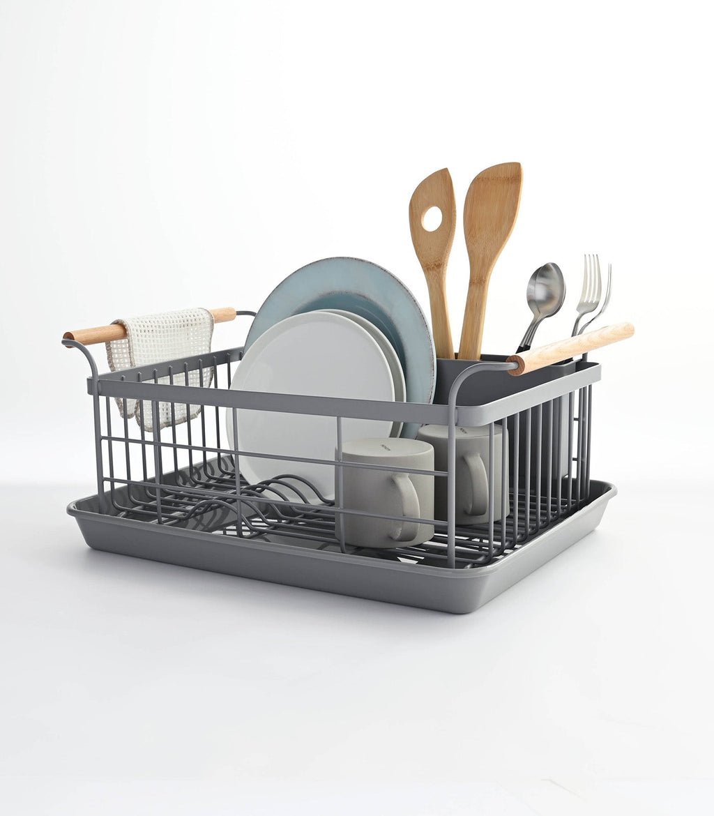 Dish Rack - Steel + Wood - Paranoid Ranch