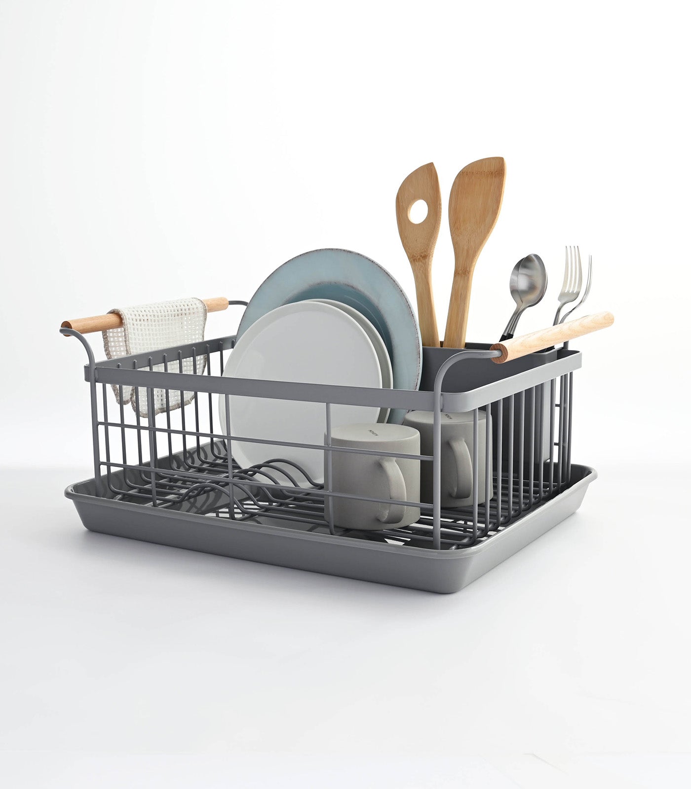 Dish Rack - Steel + Wood - Paranoid Ranch